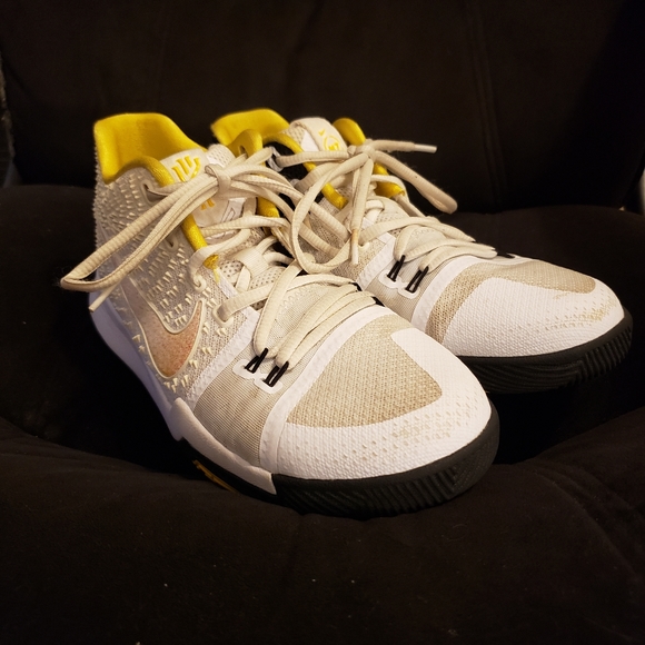 Nike Other - Nike Kyrie 3 N7 Size 5.5Y White Yellow and Black